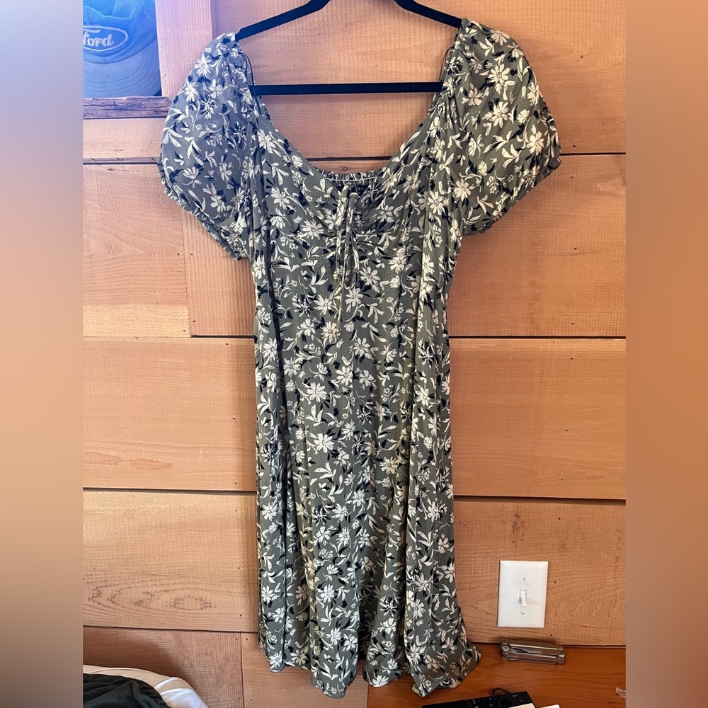 Pinkblush olive maternity dress